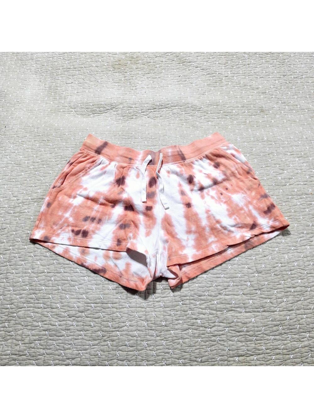 Old Navy Mid-Rise Drawstring Shorts Tie-Dye Pockets sz Med